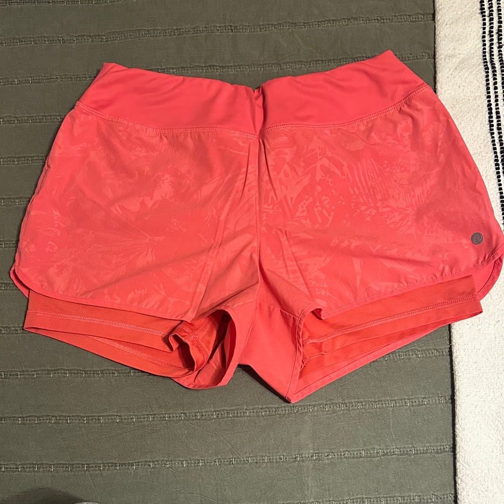 Apana Women's Bright Coral Athletic Shorts
